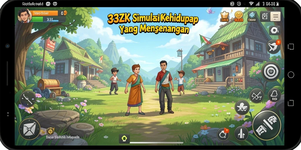 Gameplay menarik dalam 33ZK yang menunjukkan interaksi sosial.