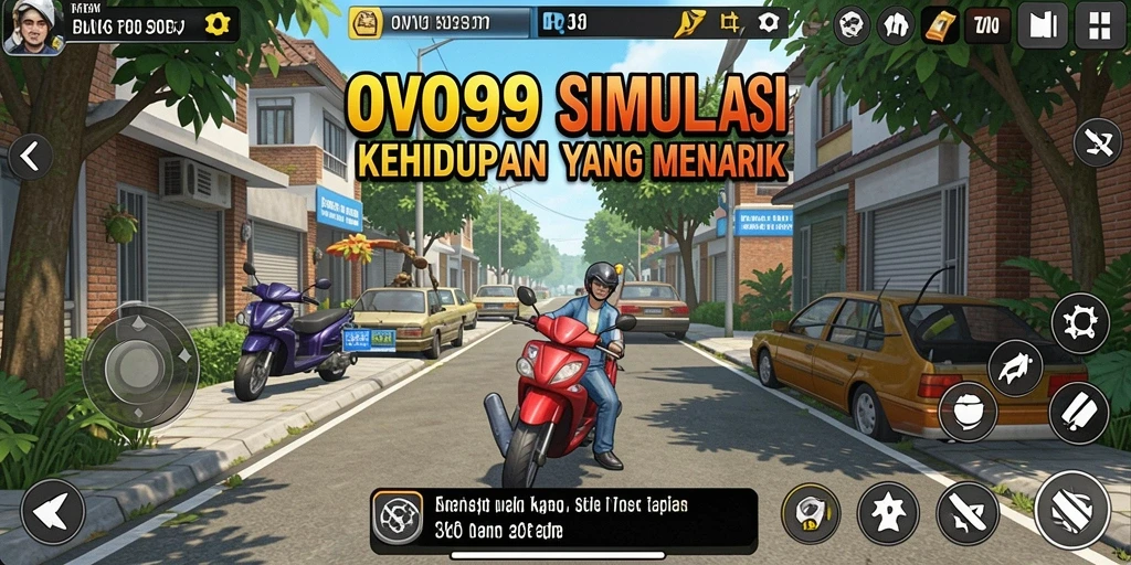 Gameplay OVO99 yang seru dan penuh warna dalam simulasi kehidupan.